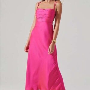 ASTR the Label Antila Midi Dress in Pink
